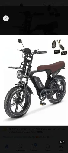 Bicicleta elétrica V8 pro