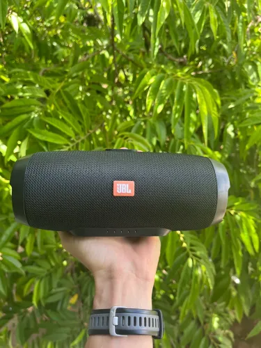 Caixa de Som Bluetooth CHARGE3+ Portátil -  Pendrive Cartão SD Rádio FM Wireless