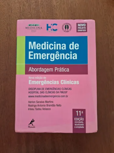 livro medicina de emergência: abordagem prática - irineu tadeu velasco e outros