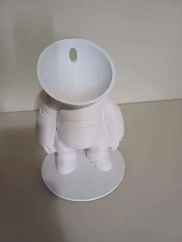 Suporte Estátua Astronauta para Alexa Echo Dot 4 e 5 - Impressão 3D