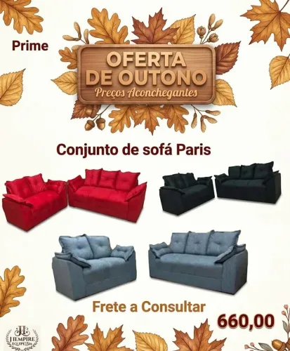 Sofá de 2 e 3 lugares promoção
