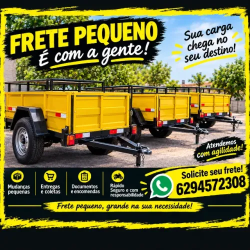Frete em Goiânia e Região e Pequenas Mudanças | Transporte de Móveis e Encomendas