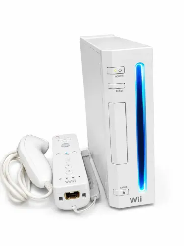 Nintendo wii desbloqueado 1 controle remote 1 Nunchuk 1 sensor bar 1 fonte original 110v