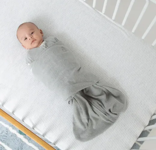 Saco de dormir (Swaddle) - Casulo de anjo - Cinza