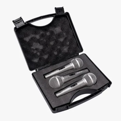 Kit 3 Microfones com fio SK-PMS3