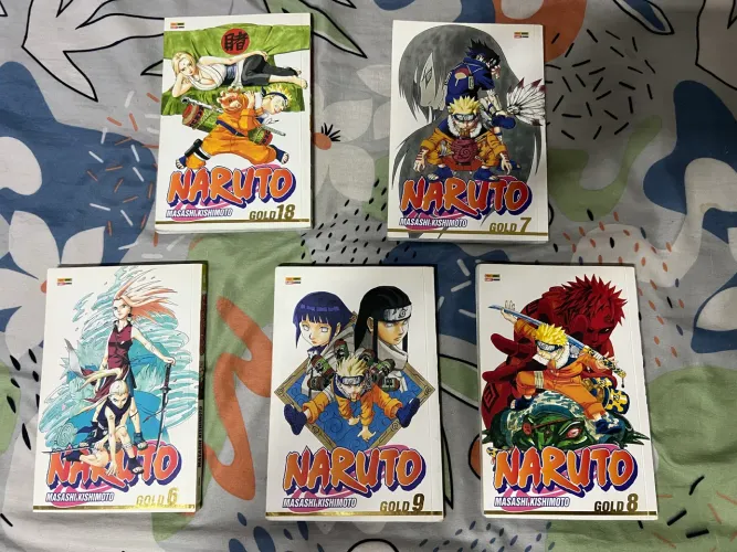 Naruto Gold (volumes 6, 7, 8, 9, 18)