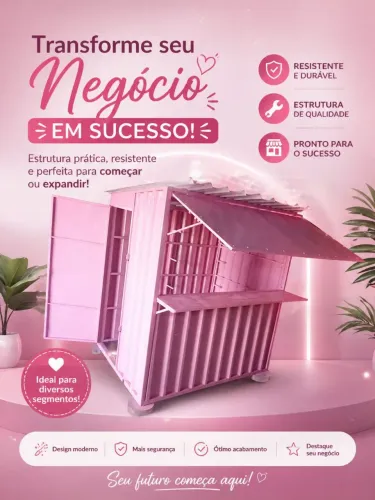 Quiosques semi container 