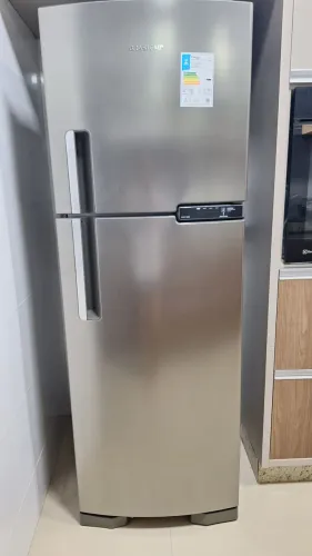 Geladeira Brastemp 375L BRM44HK Frost Free Duplex Extrafrio Fresh Zone Inox - 220V