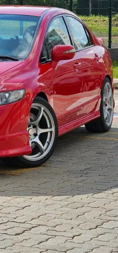 Jogo 5 Rodas RODERA NK18 Aro 18 com pneus Hankook