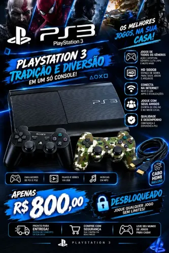 Vendo Troco Ps3 Super Slim