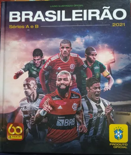 Álbum de figurinhas campeonato brasileiro 2021