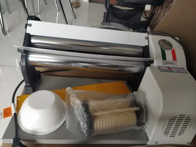 Cilindro laminador de massas elétrico 37 cm Anodilar