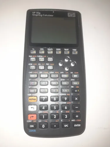 Calculadora Gráfica Hp 50g + capa para guardar [COM DEFEITO]