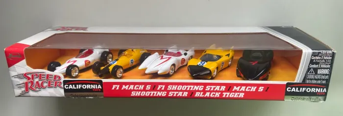 Speed Racer: F1 Mach 5, F1 Shooting Star, Mach 5, Shooting Star, Black Tiger (Novo)