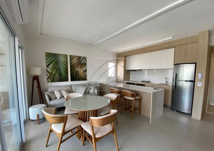 Apartamento com 1 dormitório para alugar, 54 m² por R$ 4.200/mês - Jardim Europa - Piracic