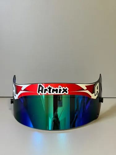 Viseira ARAI SK6 - Kart AZUL ESPELHADA