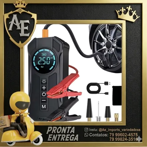 Compressor de Ar + Auxiliar de partida