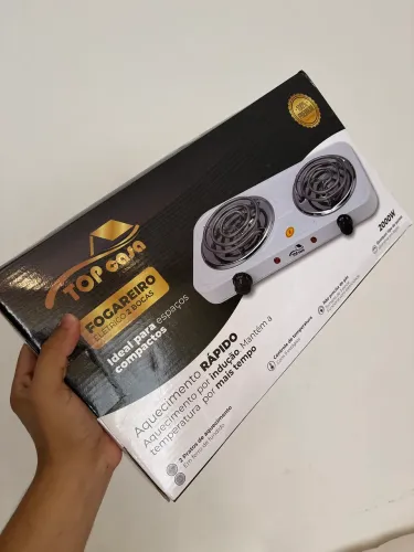 Fogão Elétrico 2 Bocas Novo