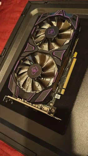 RX580 8gb Streaky completa na caixa com nota