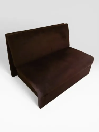 Sofá Cama de Madeira Maciça, c/ Dobra Fácil.