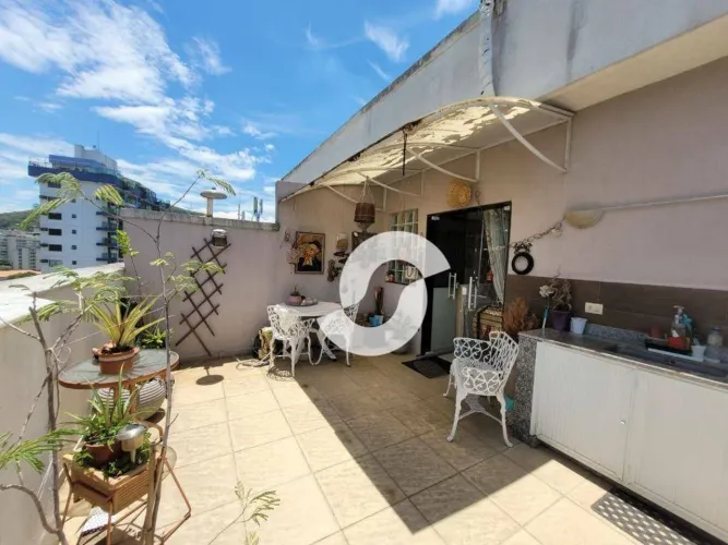Cobertura com 3 dormitórios à venda, 152 m² por R$ 950.000,00 - Icaraí - Niterói/RJ