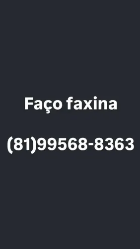 Faço faxina