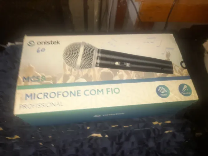 Microfone com fio onistek 