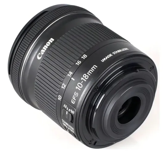 Lente canon EF 10-18mm