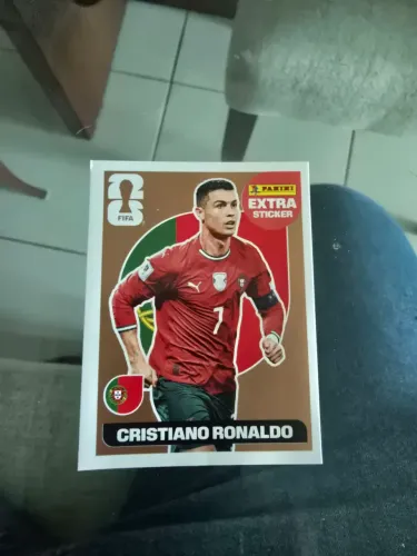 Figurinha Cristiano extra sticker bronze