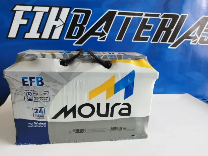 Bateria Moura 80 ah EFB