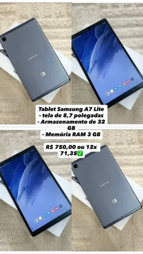 Tablet Samsung A7 lite 