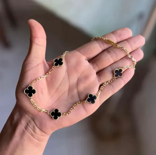 Corrente moeda antiga van cleef