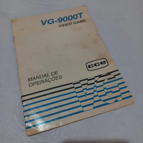 Manual de Operações CCE VG-9000T ORIGINAL (Livro)