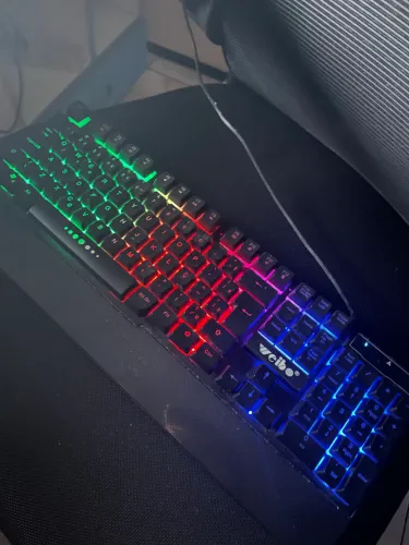 Teclado Gamer Weibo WB-100- Perfeito Estado