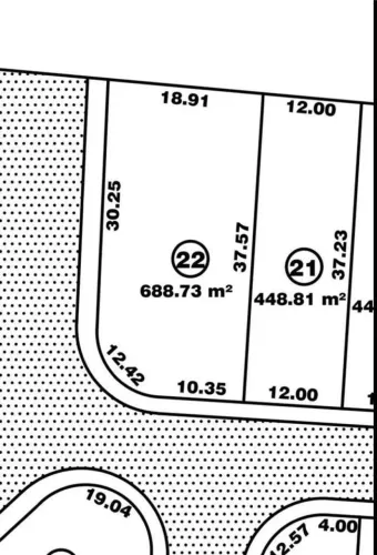 Lote de esquina 688 mts