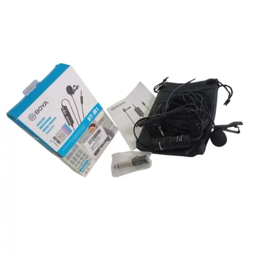  Microfone de lapela Boya BY-M1