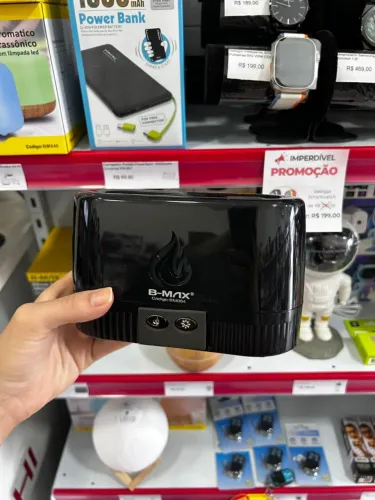 Difusor de Aroma Ultrassônico com Efeito de Chama