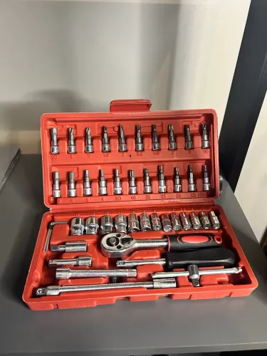 Kit chave catraca e soquetes NOVO com maleta!!!