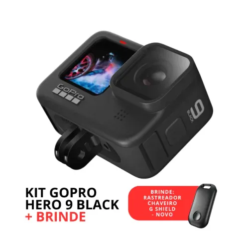 GoPro Hero 9 Black + Kit Completo Profissional | Pouco Uso | +15 Acessórios + BRINDE