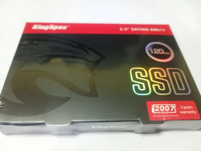 SSD Kingspec 120Gb Novo Lacrado 