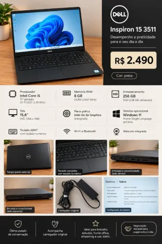 Notebook Dell Inspiron 15