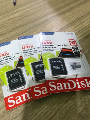 Cartão de memória de 128 gb 