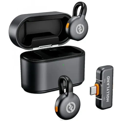 Microfone Hollyland Lark M2S Lavalier Duo Wireless