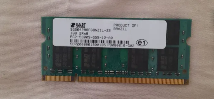 Memória RAM PC2 para NOTEBOOK