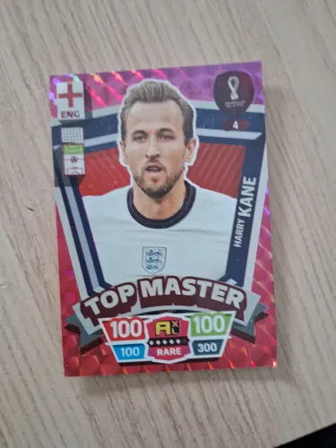Harry kane adrenalyn top master 2022 panini