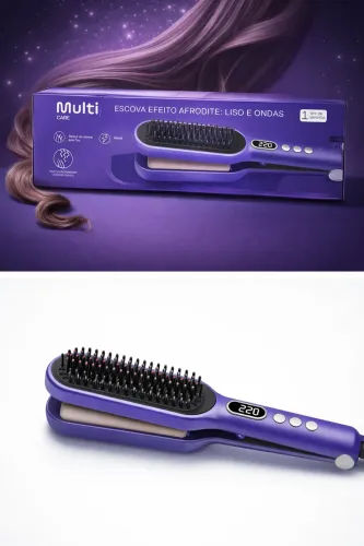escova de cabelo (liso+ondas)