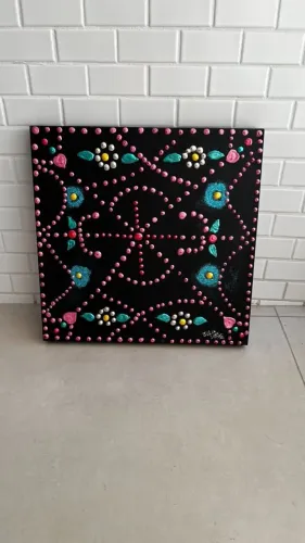 QUADRO PINTADO A MÃO - ILUSIONISMO