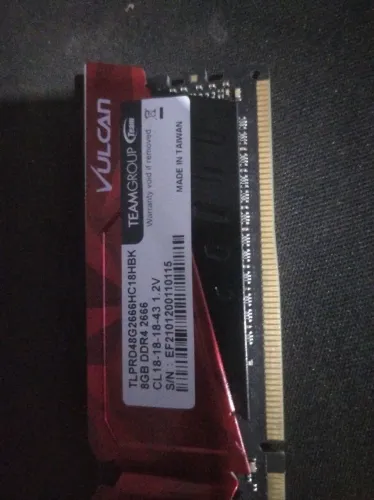 2x8GB Memória RAM DDRR 2666Mhz