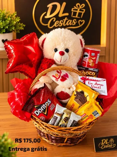 Cestas de chocolate com urso Presente 
