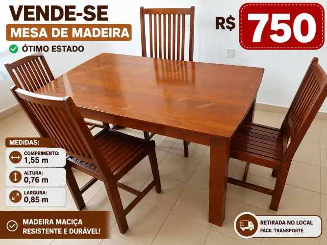 Mesa com cadeiras 